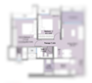 Ruparel Realty Malad West 2BHK Plan