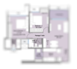 Ruparel Realty Malad West 2BHK Plan